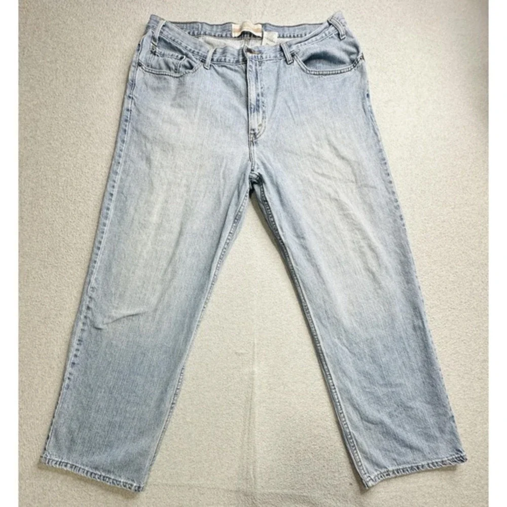 VTG Levi Strauss Authentics Signature Jeans Mens 40x30‎ Light Wash Relaxed Denim